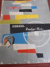  CATALOGUE FORD CONSUL ZEPHYR SIX ( ref 60 )
