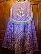 chape de pretre xix,violet 