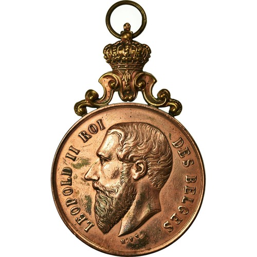 Belgique médaille léopold - belgique,, médaille,