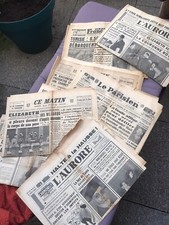 Lot De Journaux Anciens Français 1952 divers presse