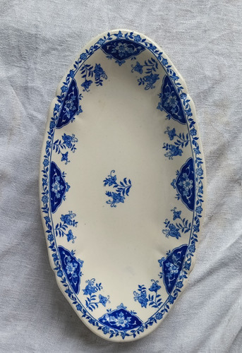 Ravier gien modèle delft bleu - modèle,