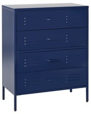 Commode à 4 Tiroirs Bleu