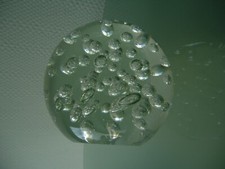 BOULE PRESSE-PAPIER SULFURE PETITES BULLES