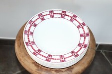 Lot de 6 assiettes creuses faïence Hamage et Moulin des Loups modèle Stuart