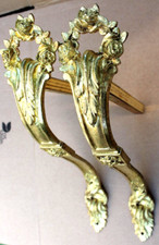 paire d embrase doré pour