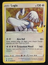 BOSS légendaire LUGIA CARTE POKÉMON ÉDITION 25ême Anniversaire RARE HOLO 022/025
