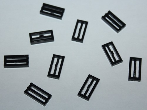 Lego black tile1x2 - lego, grille