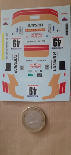 Decalcomanie pour renault - 1/43,