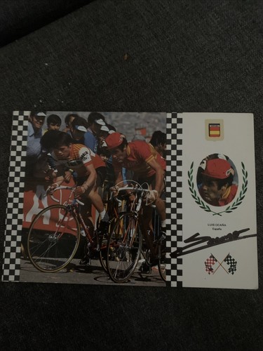 Carte postale cyclisme luis - postale,