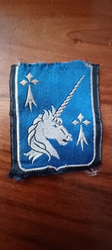 Insigne tissus brodé 20ème - tissus,