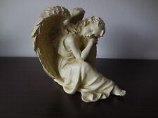 Ange de décoration en résine pour jardin