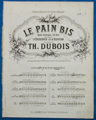 Dubois opéra piano - dubois,