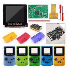 3.1'' Laminated Q5 OSD Menu IPS LCD Screen Kit+Pre-cut Case With Battery For GBC