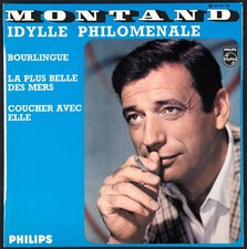 YVES MONTAND - Idylle Philomenale - 1967 France EP 45 tours
