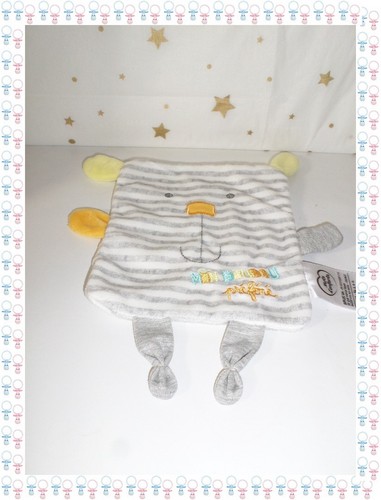Doudou plat carré ours - ㉞doudou,