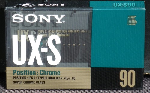 Sealed sony 90 type ii - k7, ux-s