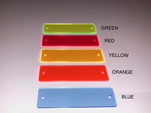 Colored plastics for - plastics, gottlieb