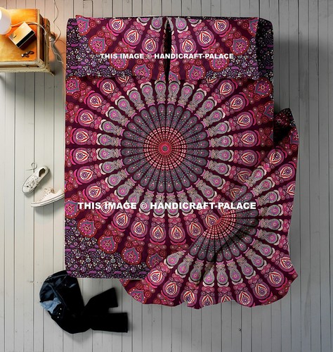 Set reine lit drap indien - reine,