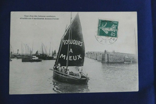 Carte postale type des - carte,