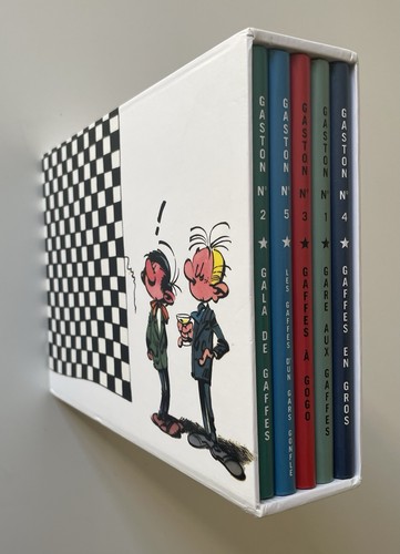 Coffret gaston lagaffe tomes - lagaffe,