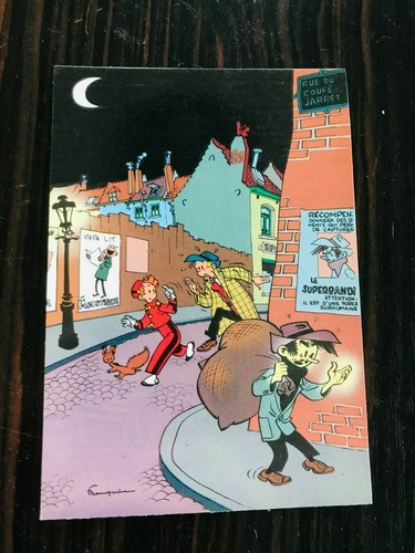 Carte postale 15x10 franquin - carte,