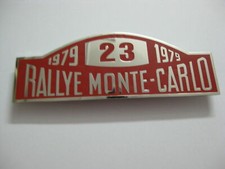 Rallye Monte Carlo 1979 Écusson De Grille De Voiture Émblème Logos Métal Émaillé