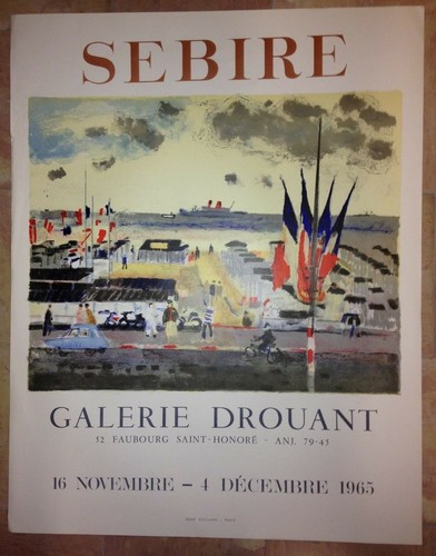 Sebire affiche lithographiee - affiche,
