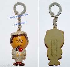 Porte-clés publicitaire ancien figurine ROULETABILLE par chaussures ANDRÉ pub