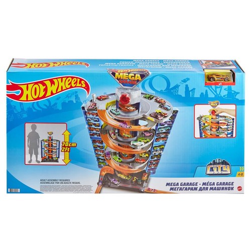 Hot wheels city mega - hot, garage