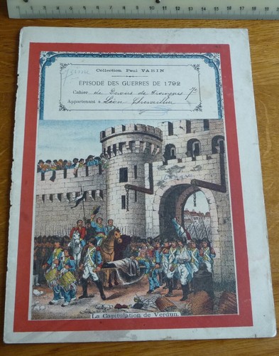 Ancien protège cahier - ancien, protège-cahier