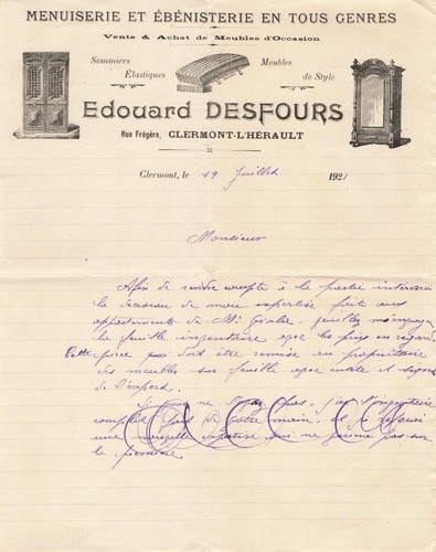 Ancienne lettre papier - ancienne,