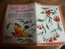 ANCIEN **ALBUM POUR LE TROUSSEAU TOUTE LA BRODERIE AVRIL 1966 N° 131
