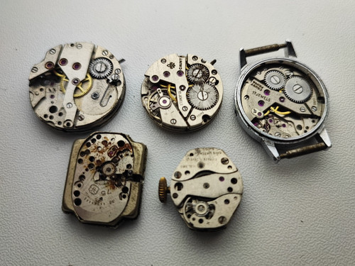 Watch lot movement - , parts