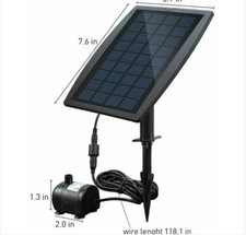 Pompe à eau solaire sans