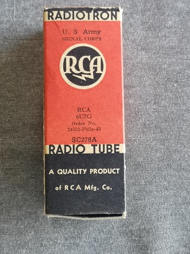Tube radio rca pour - rca, l'us