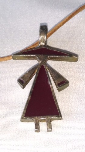 Collier pendentif signé biche - signé,