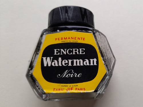 Bouteille encre noire waterman - noire,