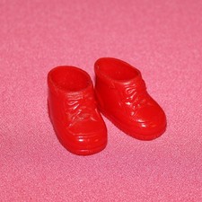 Paire de chaussures rouges pour Kiki vintage