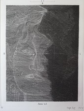 GRAVURE PAR SONJA HOPF - ANNIE  - EPREUVE ARTISTE 1987