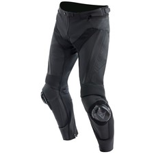Pantalon en cuir Dainese Delta 4 noir/noir