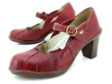 El Naturalista Chaussures Femmes Escarpins Loisirs Basses Taille 37 Cuir Rouge