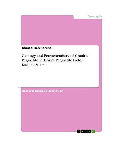 Geology and petrochemistry - petrochemistry, of