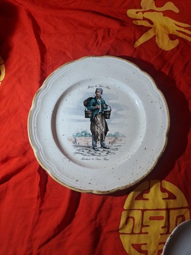 Assiette metiers vieux - assiette, du