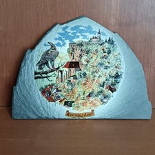 Plaque D'ardoise Décorative, Rocamadour, Ville Fortifiée, Aveyron