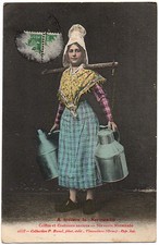 CPA Folklore. A travers la