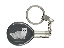 Chat Munchkin Porte-clés en