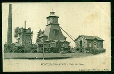 CPA  MINE .  MONTCEAU LES MINES . LE PUITS SAINT PIERRE (U807)