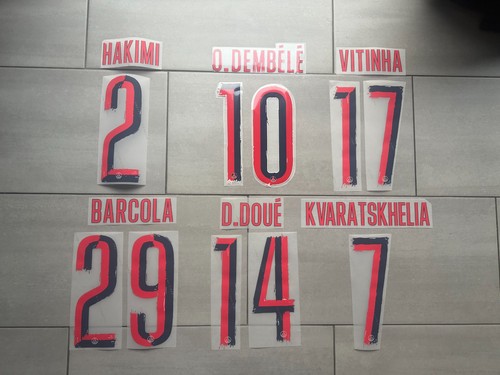 Flocage choix joueur psg - flocage,