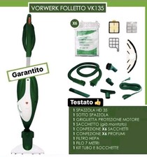 Aspirateur Folletto Vorwerk Vk 135 Avec HD40 Garantie 24 Mois Moteur Originale
