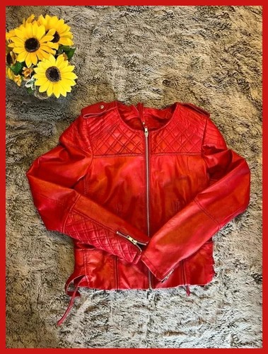 Veste cuir sinequanone - veste, en